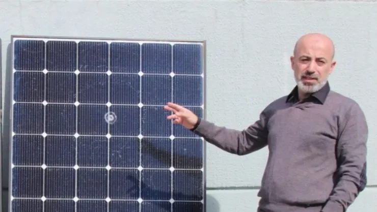 Milyonlarca liralık enerji tesisine maganda kurşunu delik açtı