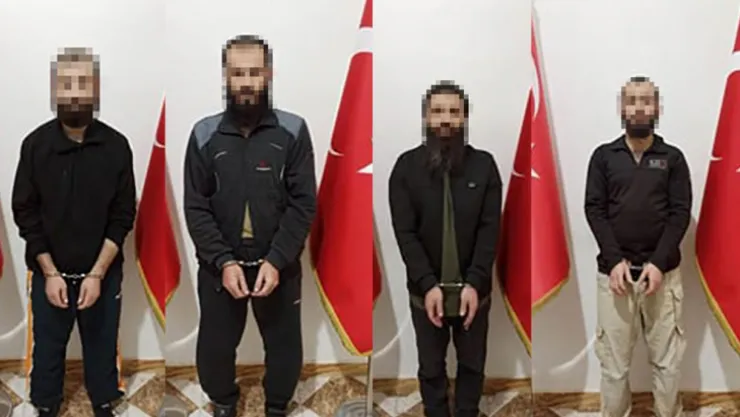 MİT'ten operasyon: 4 terörist yakalandı