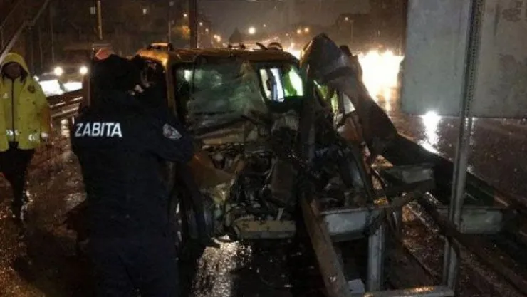 O aracın sürücüsü hayatını kaybetti!
