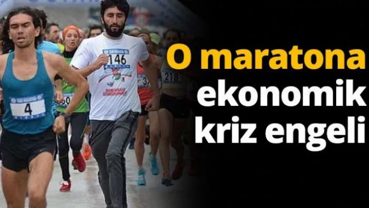O maratona ekonomik kriz engeli