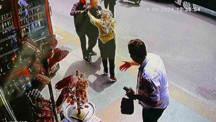 Şoförün burnunun kırıldığı o anlar kamerada