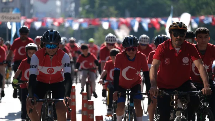 Pedallar 19 Mayıs ruhu ile çevrildi