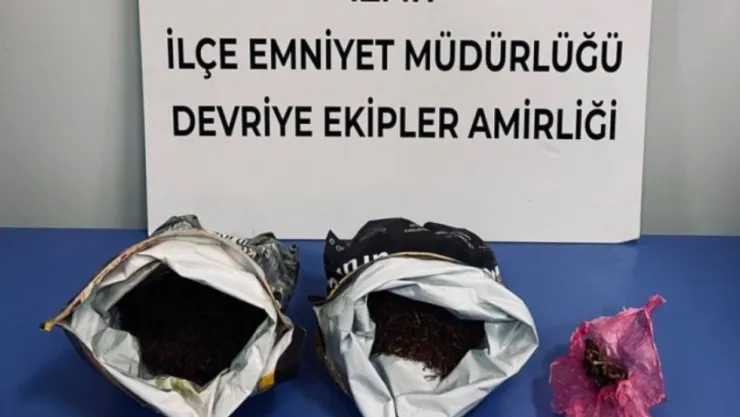 Polisin şüphe üzerine durdurduğu şahısların üzerinden uyuşturucu çıktı