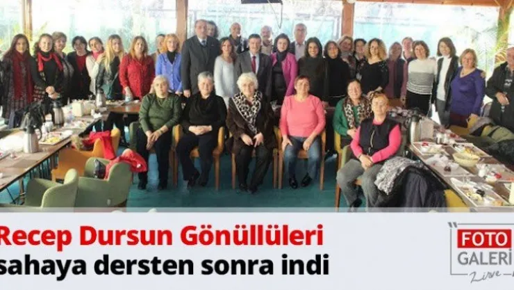 Recep Dursun Gönülüleri sahaya dersten sonra indi