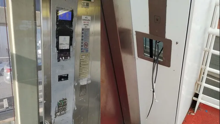 Şehir magandaları yine üstgeçitleri hedef aldı!