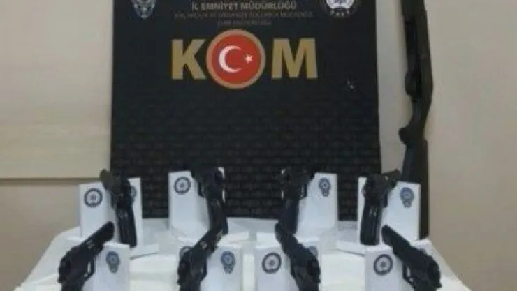 Silah kaçakçılarına 3 ilde eş zamanlı operasyon: 22 gözaltı