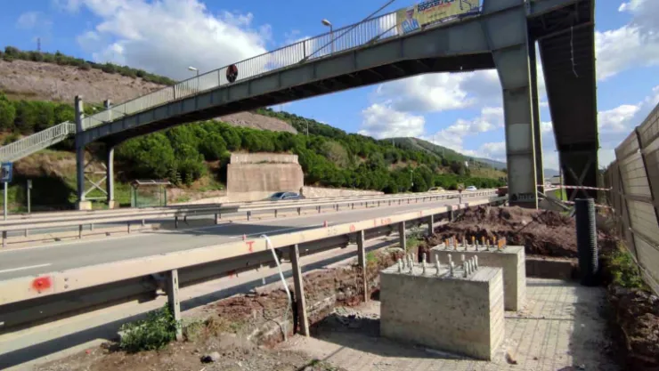 Şirinyalı'ya yeni yaya üstgeçidi