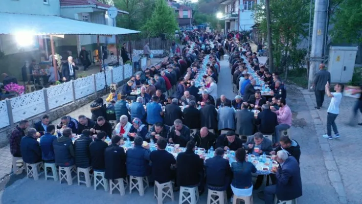 Tahtalı Mahallesi'nde iftar