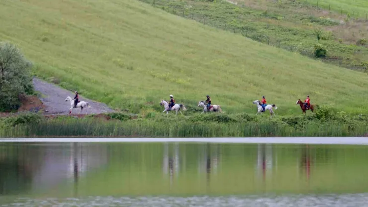 Tarihi İpekyolu'nda nefes kesen yarış