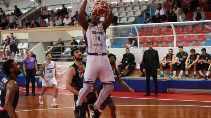 Kocaeli BŞB Kağıtspor evinde mağlup oldu: 80-81
