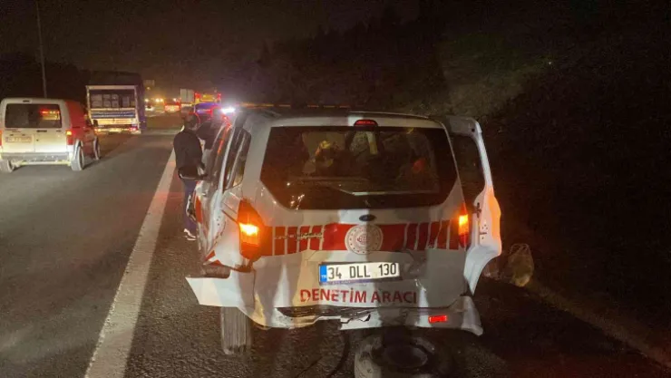 TEM'de 6 araç birbirine girdi