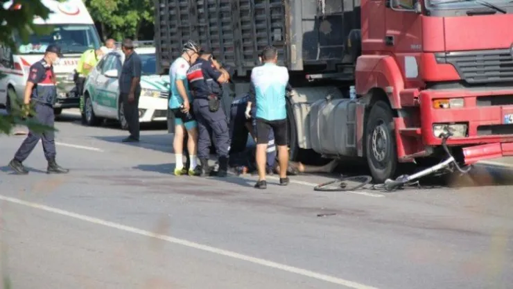 Tırın altında kalan eski kulüp başkanı hayatını kaybetti
