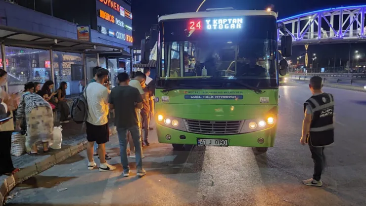 Toplu taşıma araçlarına denetim