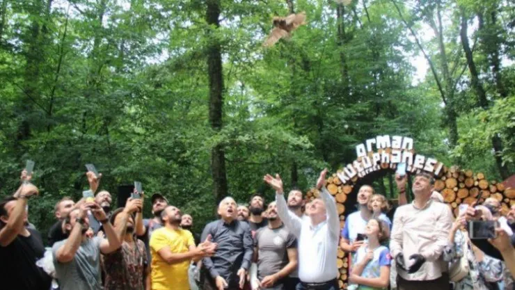 Türkiye'nin ilk orman kütüphanesi Kocaeli'nde açıldı