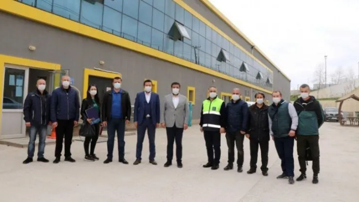 Ukraynalı heyet Kocaeli'deki mezbahaya hayran kaldı