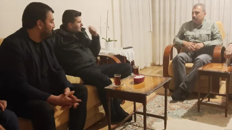 Ülkü Ocakları Genel Başkanı Ahmet Yiğit Yıldırım'dan taziye ziyareti