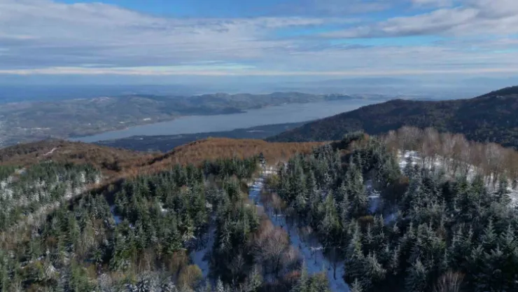 Kartepe'den kış manzarası
