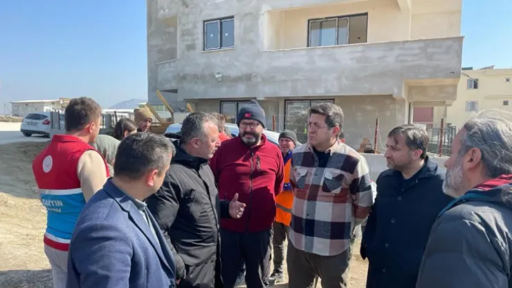 Zafer Mutlu, Büyükakın ile Hatay'da görüştü