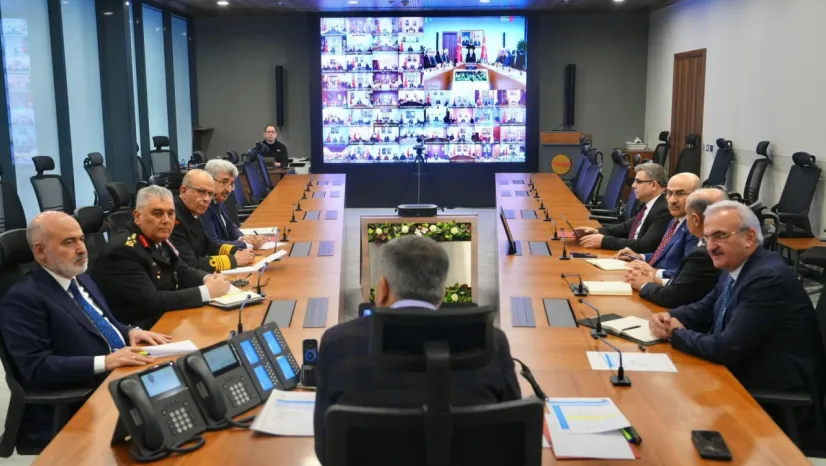 81 ilin valisi ile çevrim içi koordinasyon toplantısı