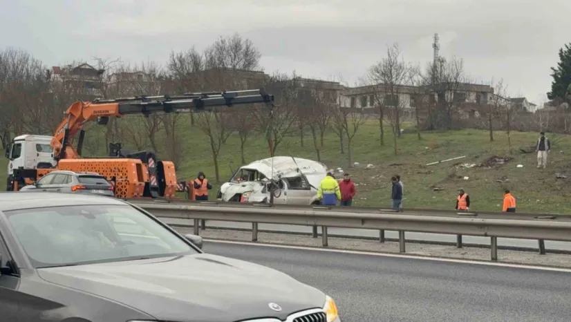 TEM Otoyolu'nda kaza: 5 yaralı