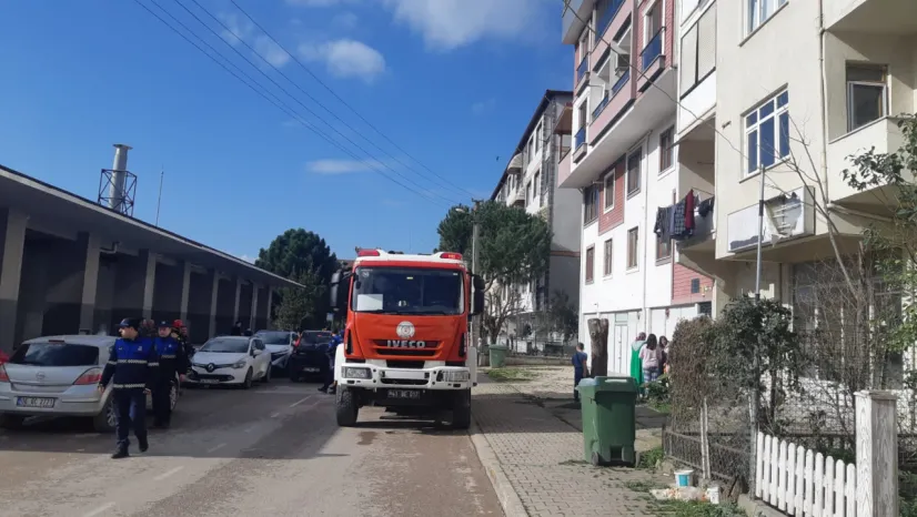 Çamaşır makinası yangını korkuttu