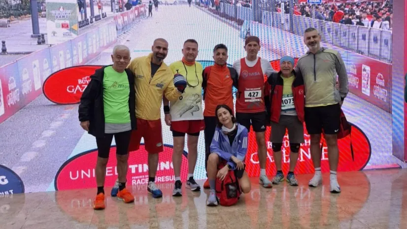 Gazi Yarı Maratonu'ndan dereceyle döndüler