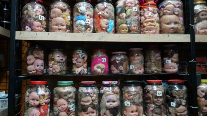 Görenleri ürküten sıra dışı koleksiyon