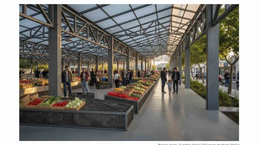 Yenidoğan'a kapalı pazar alanı yapılacak