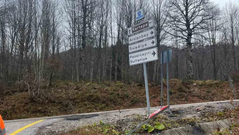 Kış turizm merkezi Kartepe'nin yolunda güvenlik önlemleri artırıldı