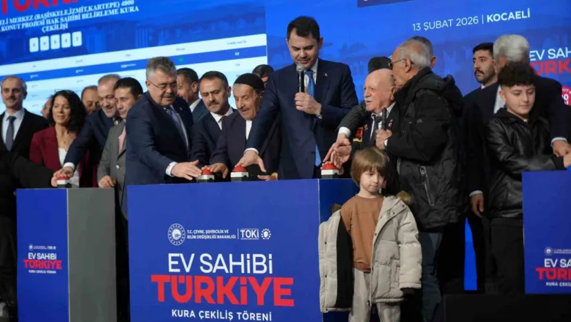 Kocaeli'de 10 bin 340 sosyal konutun kura çekimi yapıldı