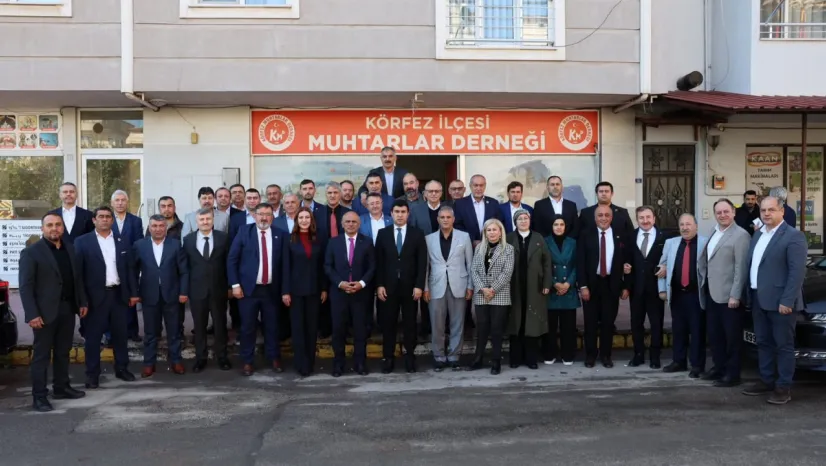 Körfez'de Muhtarlar günlerini görkemli kutladılar
