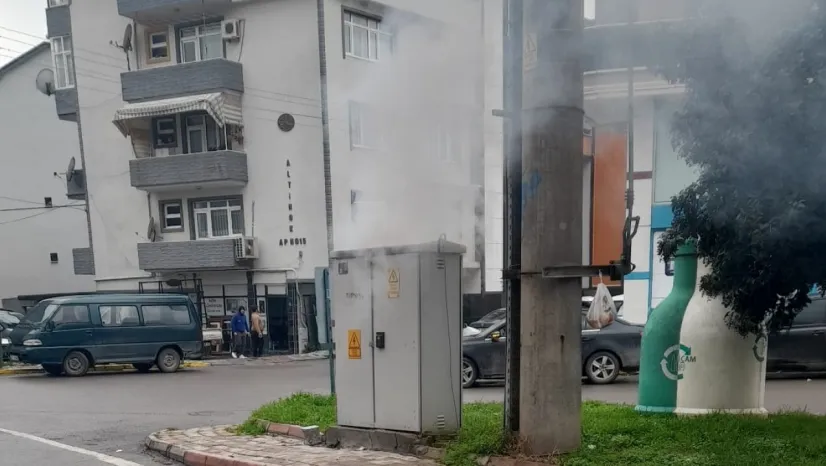 Körfez'de yangın paniği