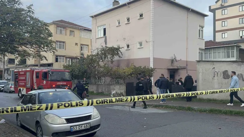 Kocaeli'de korku dolu anlar! Önce bıçak çekti, sonra binayı yaktı, işçiler mahsur kaldı