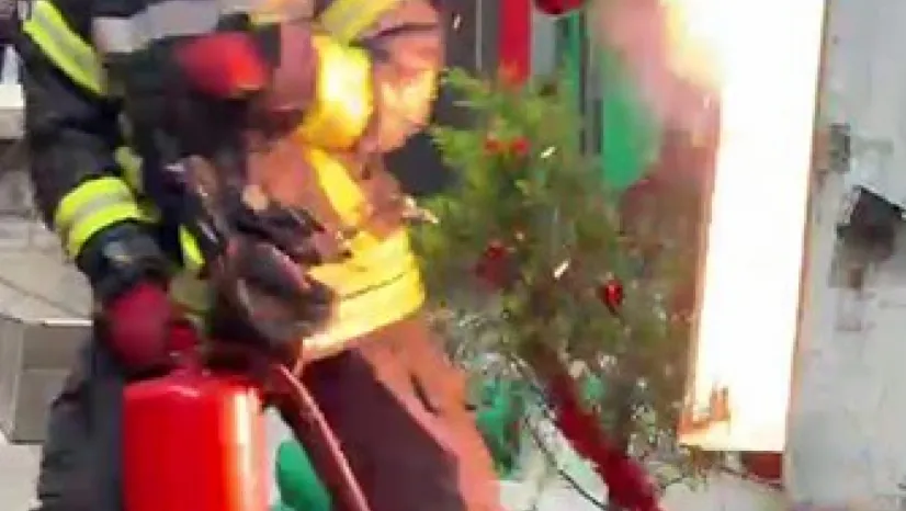 Trafoda çıkan parlama paniğe yol açtı