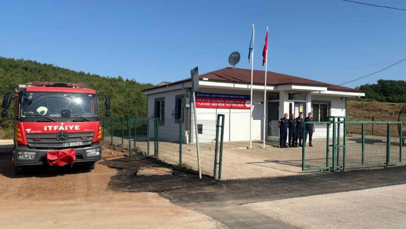 Yukarı Hereke itfaiye binası hizmete girdi