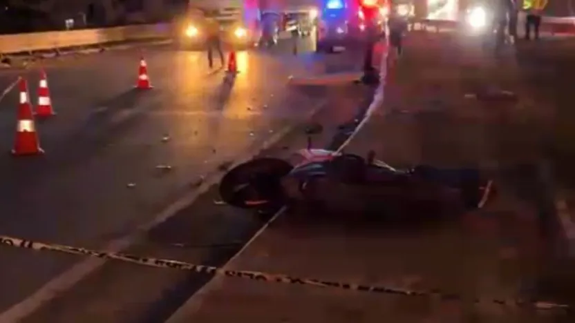 Çok sevdiği motosikleti sonu oldu