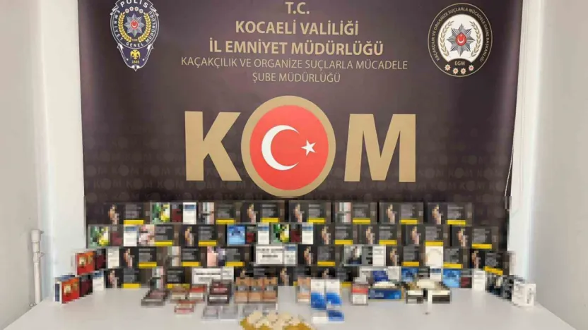 6 bin 720 dal içi tütünle doldurulmuş makaron ele geçirildi