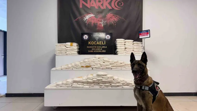 Cipte zulalanmış 82 kilo uyuşturucu ele geçirildi