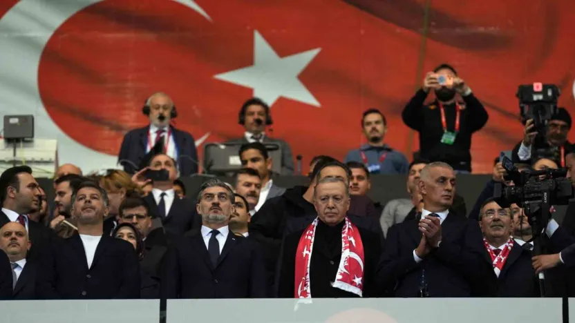 Cumhurbaşkanı Erdoğan, Türkiye - Gürcistan maçında