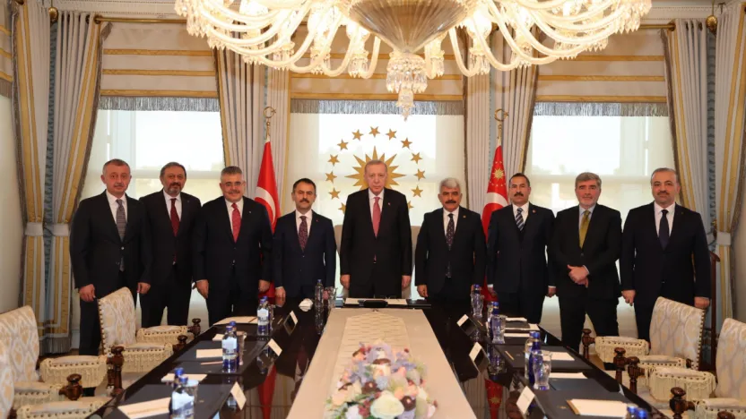 Erdoğan ile Vahdettin Köşkü'nde çok özel toplantı