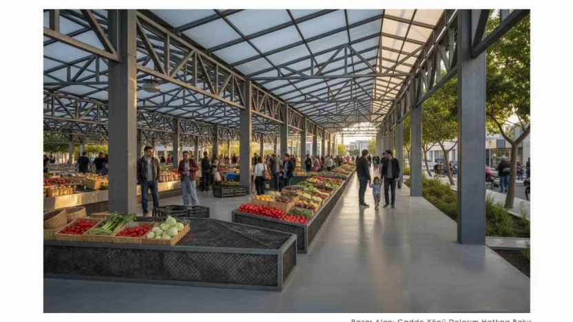 Yenidoğan'a kapalı pazar alanı yapılacak