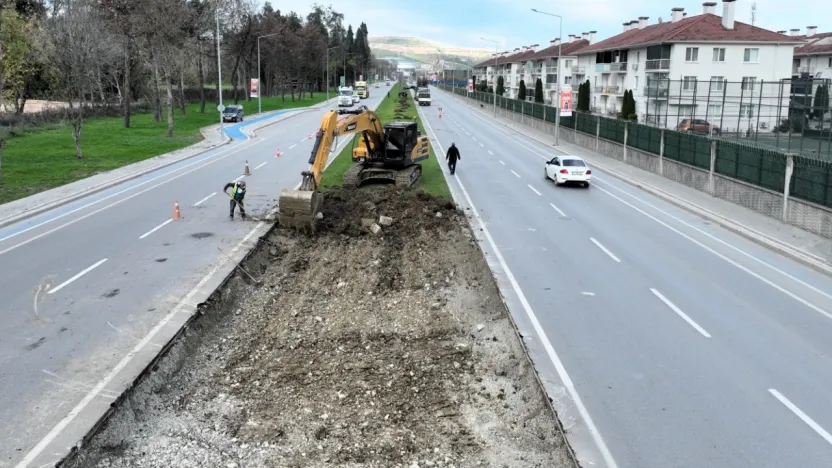Kartepe tramvayında ilk kepçe vuruldu