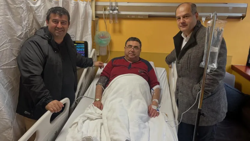 Kirazlıyalı Muhtarı ameliyat oldu