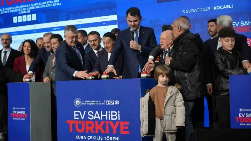 Kocaeli'de 10 bin 340 sosyal konutun kura çekimi yapıldı