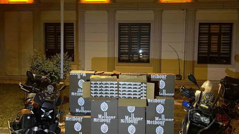 Kocaeli'de bin 500 paket bandrolsüz sigara ele geçirildi
