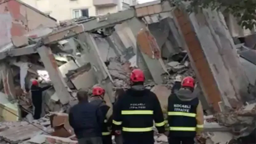 Kocaeli'de çöken binanın enkazından acı haber geldi