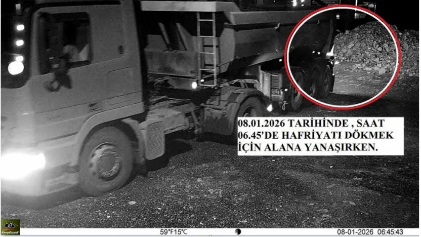 Kocaeli'de kaçak döküm yapan firmaya foto-kapan tespitiyle ceza