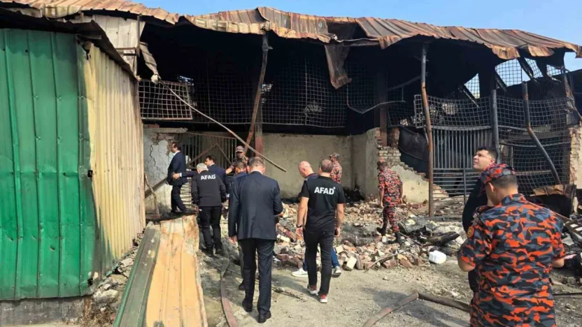 Kocaeli İtfaiyesi Bangladeş'te de görev başında