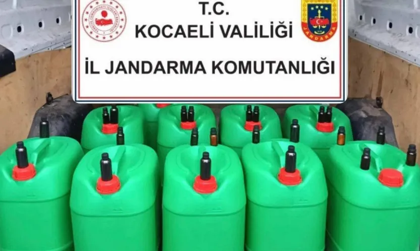400 litre sahte alkol ele geçirildi