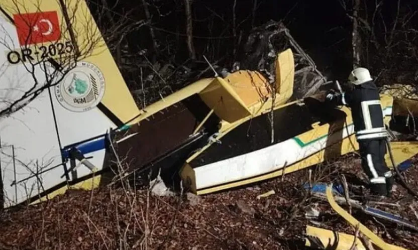 Bakanlıktan Hırvatistan'da düşen uçakla ilgili açıklama